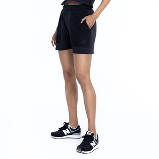 New Balance Pamuklu Siyah Kadın Şort WNS1357-BK
