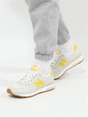 New Balance WL565 Beyaz Sarı Kadın Günlük Spor Ayakkabı 565 YLW