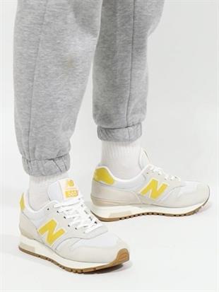 New Balance WL565 Beyaz Sarı Kadın Günlük Spor Ayakkabı 565 YLW