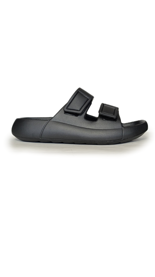 Oregon Shoes FeelUp Comfort Eva Erkek Deniz Günlük Cırtlı Terlik Siyah