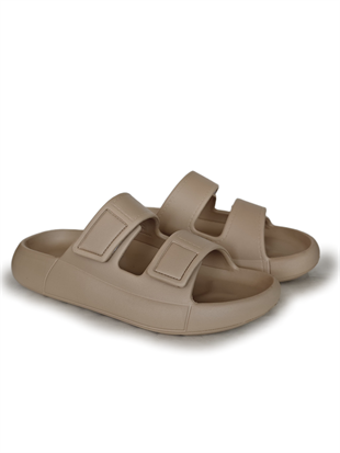 Oregon Shoes FeelUp Comfort Eva Erkek Deniz Günlük Cırtlı Terlik Kum