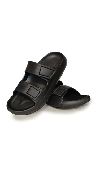 Oregon Shoes FeelUp Comfort Eva Erkek Deniz Günlük Cırtlı Terlik Siyah