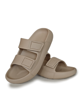 Oregon Shoes FeelUp Comfort Eva Erkek Deniz Günlük Cırtlı Terlik Kum