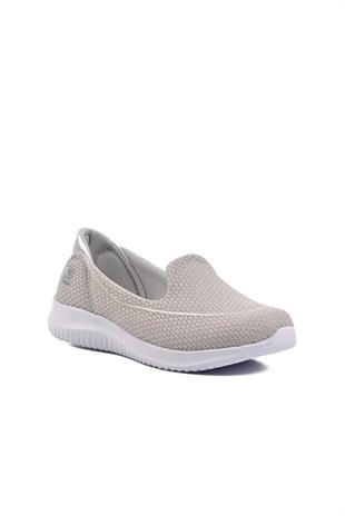 Pierre Cardin Kadın Gri Babet Günlük Bağsız Spor Ayakkabı 30168