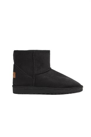 Pierre Cardin Kadın İçi Peluş Süet Siyah Günlük Bot 52127