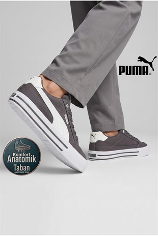 Puma Court Classic Vulc FS Beyaz Siyah Erkek Sneaker Günlük Spor Ayakkabı 396353-02