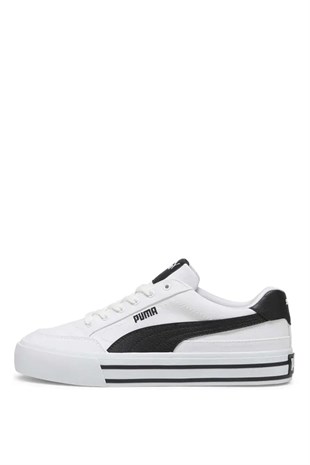 Puma Court Classic Vulc FS Beyaz Siyah Erkek Sneaker Günlük Spor Ayakkabı 396353-02