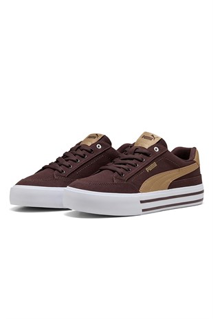 Puma Court Classic Vulc FS Chocolate-Taupe Erkek Sneaker Günlük Spor Ayakkabı 396353-41