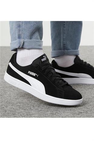 Puma Smash v2 Siyah Unisex Spor Ayakkabı 390984-01 - 364989-01