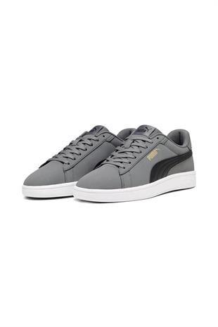 Puma Smash Buck Sneaker Gri Siyah Bay Günlük Spor Ayakkabı 392336-02-365160-08