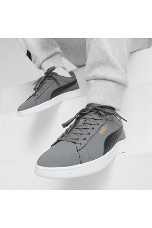 Puma Smash Buck Sneaker Gri Siyah Bay Günlük Spor Ayakkabı 392336-02-365160-08