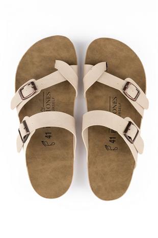 Roy Jones 7010 SunnyStride Unisex Bej Günlük Terlik