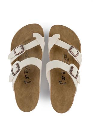 Roy Jones 7010 SunnyStride Unisex Beyaz Günlük Terlik