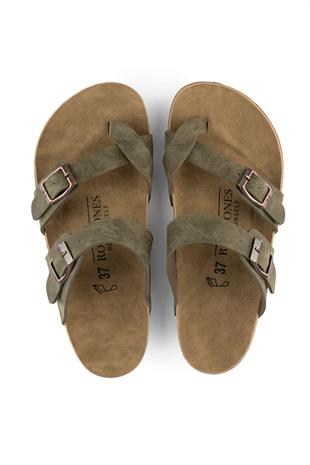 Roy Jones 7010 SunnyStride Unisex Haki Günlük Terlik