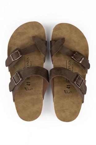 Roy Jones 7010 SunnyStride Unisex Kahverengi Günlük Terlik