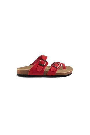 Roy Jones 7010 SunnyStride Unisex Kırmızı Günlük Terlik