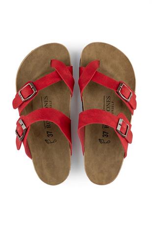 Roy Jones 7010 SunnyStride Unisex Kırmızı Günlük Terlik