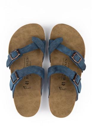 Roy Jones 7010 SunnyStride Unisex Lacivert Günlük Terlik