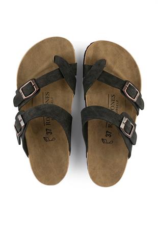 Roy Jones 7010 SunnyStride Unisex Siyah Günlük Terlik