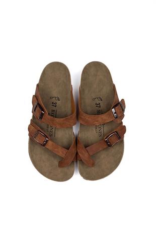 Roy Jones 7010 SunnyStride Unisex Taba Günlük Terlik