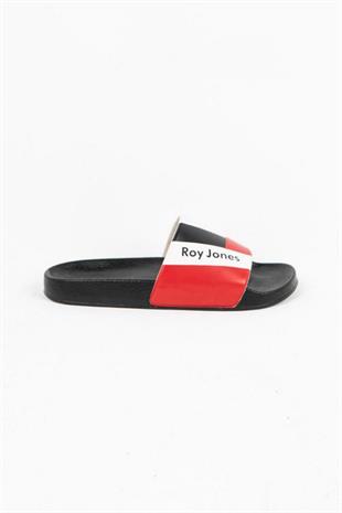 Roy Jones 8300 Unisex Beyaz Çift Toka Günlük Terlik