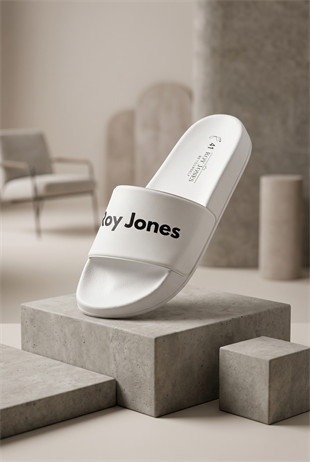 Roy Jones Summery Slide Erkek Beyaz Günlük Terlik 8100
