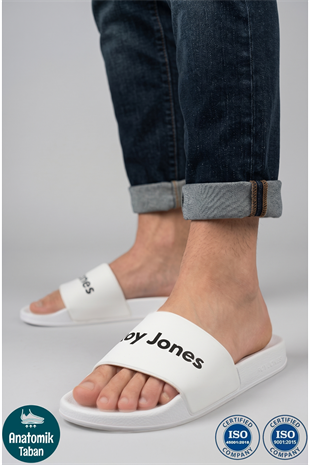 Roy Jones Summery Slide Erkek Beyaz Günlük Terlik 8100
