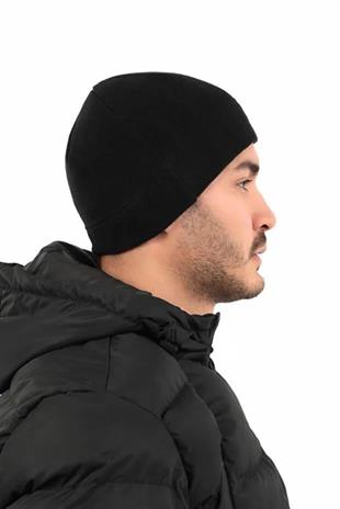 Slazenger Bent Sıcak Polar Bere Beanie Unisex Siyah