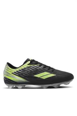 Slazenger CAMBLY Fg Siyah Yeşil Futbol Krampon Ayakkabı