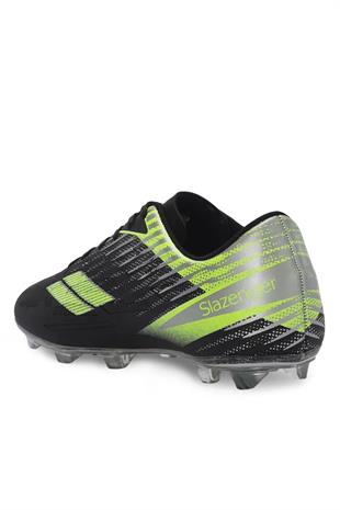 Slazenger CAMBLY Fg Siyah Yeşil Futbol Krampon Ayakkabı