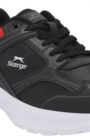 Slazenger Gima Erkek Siyah Kırmızı Sneaker Günlük Spor Ayakkabı