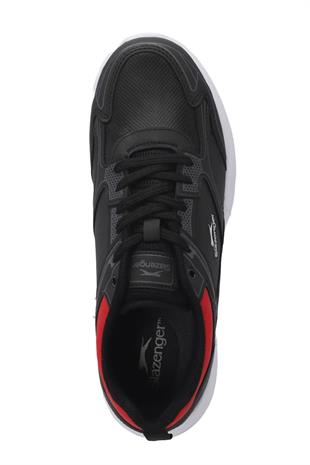 Slazenger Gima Erkek Siyah Kırmızı Sneaker Günlük Spor Ayakkabı