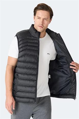 Slazenger HARMONA Erkek Şişme Yelek Siyah