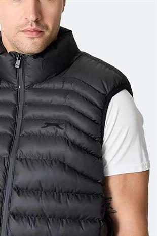 Slazenger HARMONA Erkek Şişme Yelek Siyah