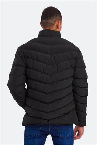 Slazenger Head New Erkek Puffer Şişme Mont Siyah