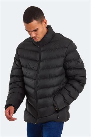 Slazenger Hear Erkek Puffer Şişme Mont Siyah