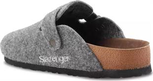 Slazenger Leo In Erkek Gri Keçe Ev Terlik