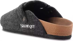 Slazenger Leo Kadın Koyu Gri Füme Antrasit Keçe Ev Terlik