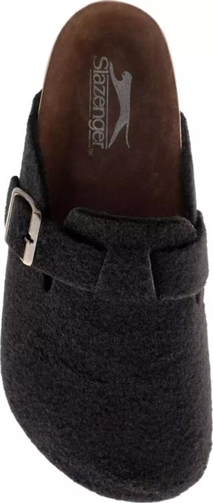 Slazenger Leo Kadın Siyah Keçe Ev Terlik