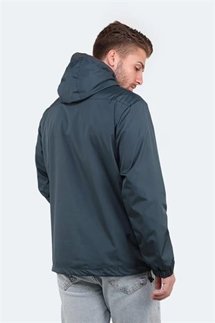Slazenger OFANS Yağmurluk Rüzgarlık Erkek Mont Petrol