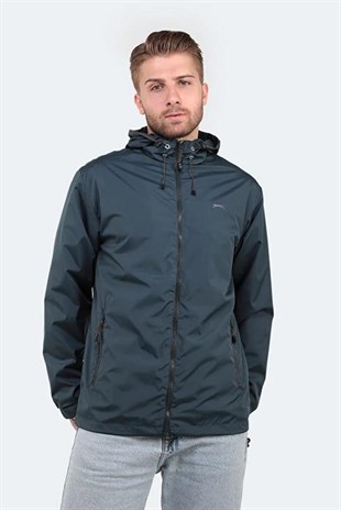 Slazenger OFANS Yağmurluk Rüzgarlık Erkek Mont Petrol
