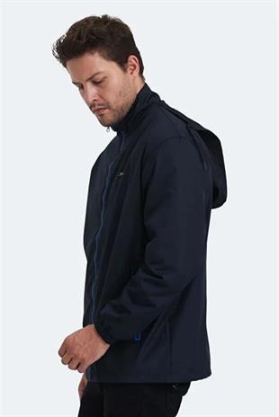 Slazenger RAREN Yağmurluk Rüzgarlık Erkek Mont Lacivert
