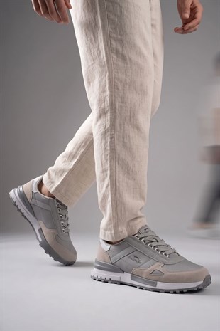 Slazenger Skate Gri Beyaz Koşu & Yürüyüş Spor Ayakkabısı SA16RE022-210