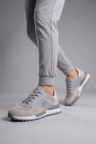 Slazenger Skate Gri Beyaz Koşu & Yürüyüş Spor Ayakkabısı SA16RE022-210