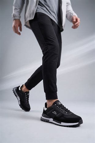 Slazenger Skate Siyah Beyaz Koşu & Yürüyüş Spor Ayakkabısı SA16RE022-510