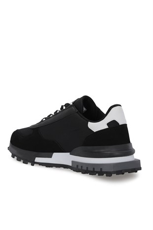 Slazenger Skate Siyah Beyaz Koşu & Yürüyüş Spor Ayakkabısı SA16RE022-510
