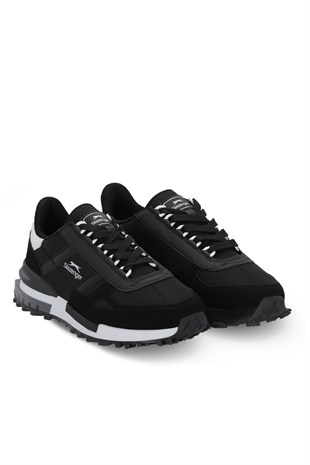 Slazenger Skate Siyah Beyaz Koşu & Yürüyüş Spor Ayakkabısı SA16RE022-510
