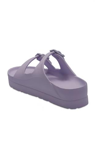 Slazenger Toal Kadın Yüksek Taban Lila Deniz Plaj Confort Eva Terlik