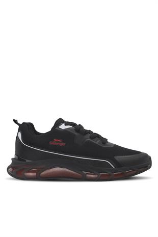 Slazenger Turbo Siyah Kırmızı Sneaker Günlük Spor Ayakkabı