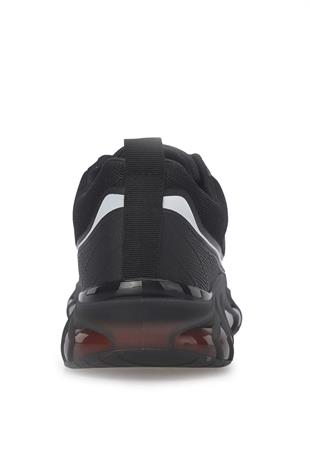 Slazenger Turbo Siyah Kırmızı Sneaker Günlük Spor Ayakkabı